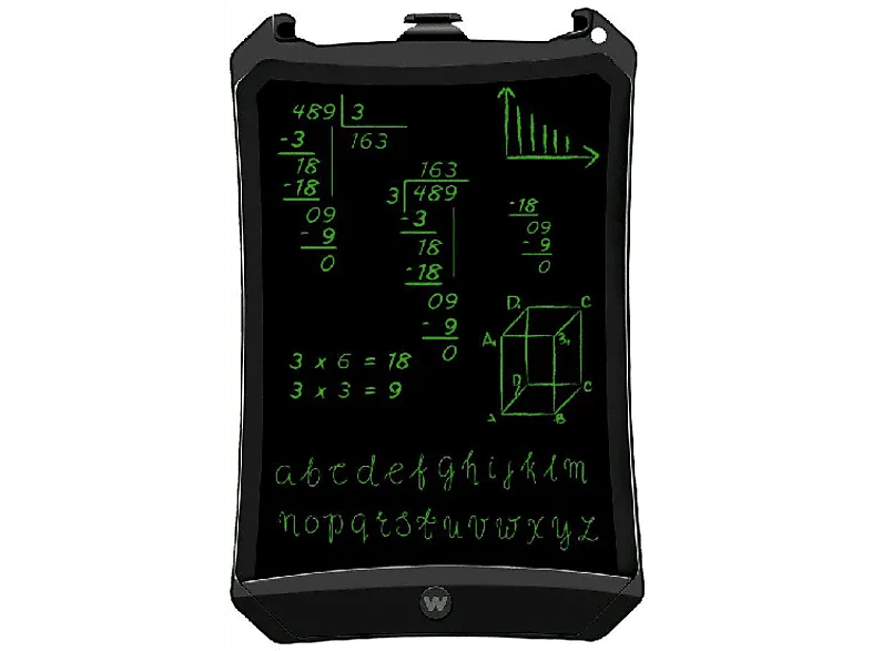 Pizarra electrónica - Woxter Smart Pad 90, 9”, Cristal líquido, Lápiz incluido, Negro