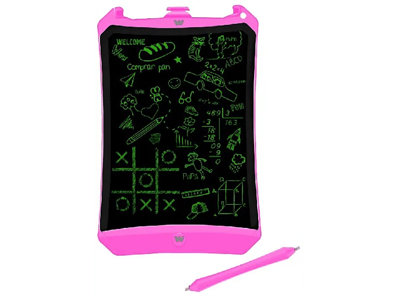 Pizarra electrónica - Woxter Smart Pad 90, 9”, Cristal líquido, Lápiz incluido, Rosa