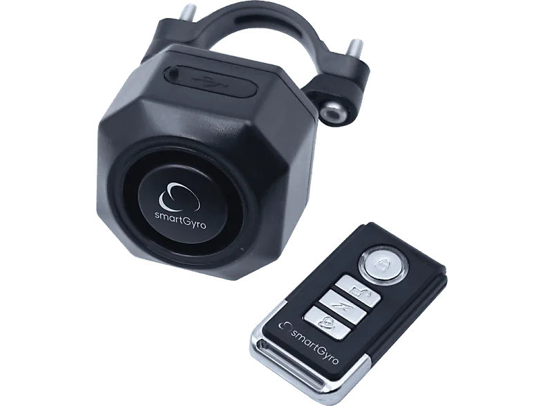 Accesorio patinete eléctrico - smartGyro SG27-413, Alarma antirrobo universal, 110 dB(A), Negro