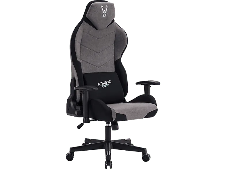 Silla gaming - Woxter Stinger Station Titan, 2D (regulable en altura y anchura), Clase 4, Tejido Antimanchas, Dark