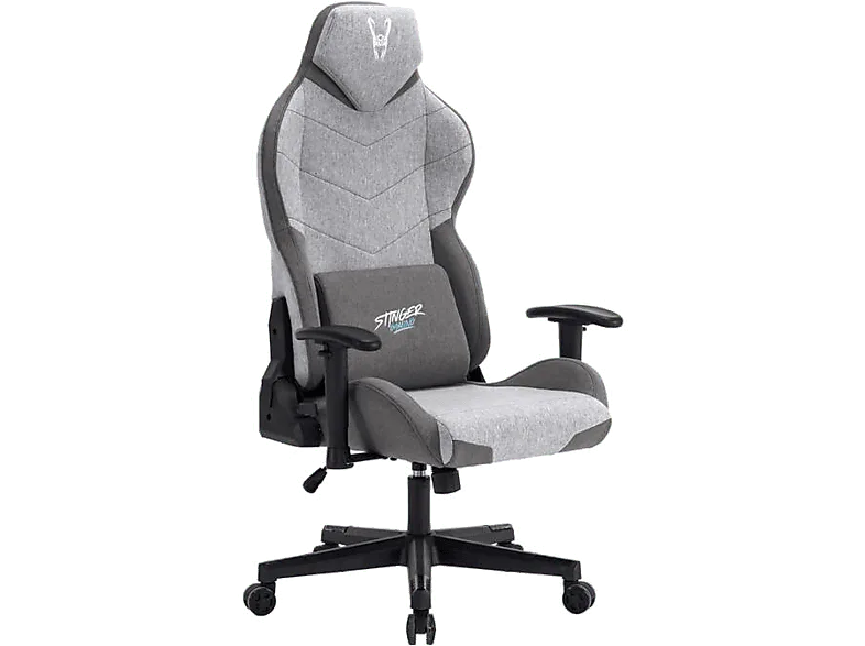Silla gaming - Woxter Stinger Station Titan, 2D (regulable en altura y anchura), Clase 4, Tejido Antimanchas, Light