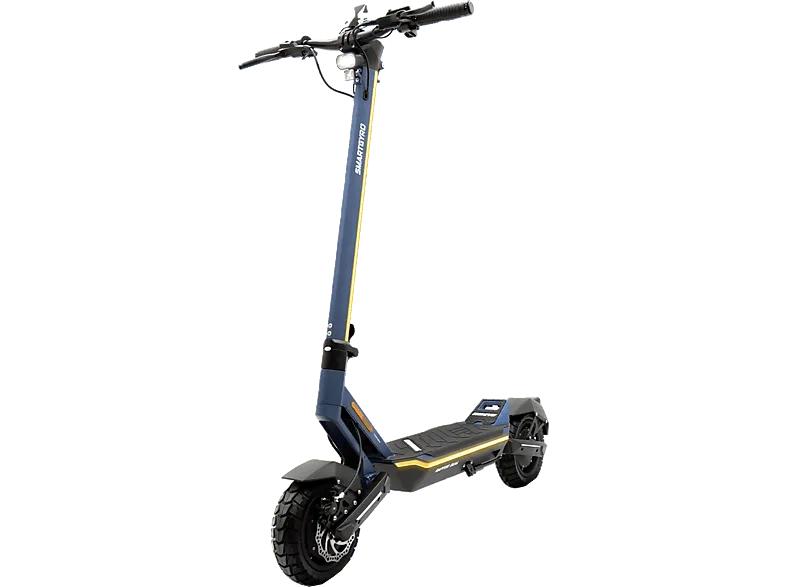 Patinete eléctrico - smartGyro Raptor Dual EVO, Tipo 1 / VPL, Potencia Nominal 1000W, Doble Motor, Carga máx. 110 kg, 16000 mAh, 25 km/h, Azul