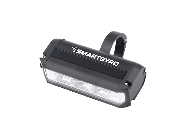 Accesorio patinete eléctrico - smartGyro SG27-578, Foco Bike/Scooter Pro HD, Anti Destellos, Carga USB, 4 Modos de Luz, Negro