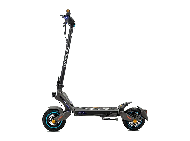 Patinete eléctrico - Smartgyro Rockway GL, Tipo 1 / VPL, Potencia nominal 600 W, 13.000 mAh, 25 km/h, IPX4, Negro