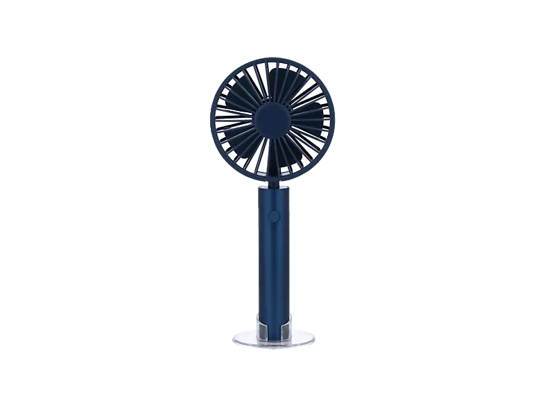 Mini ventilador - NK HO340087, 5.5W, 3 Velocidades, 8h Autonomía, Azul