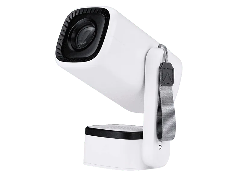 Mini proyector - NK TV350009, 1920 x 1080 píxeles, Android, 5000 h, Full-HD, 180 lm, Blanco