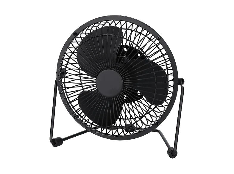 Ventilador de sobremesa - NK HO350132, 2 Velocidades, 3.5W, 3 Aspas, Negro