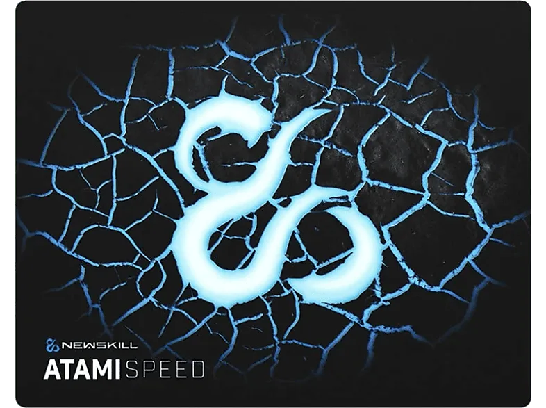 Alfombrilla gaming - Newskill Atami Speed, Microfibra, 46x36 cm, Negro