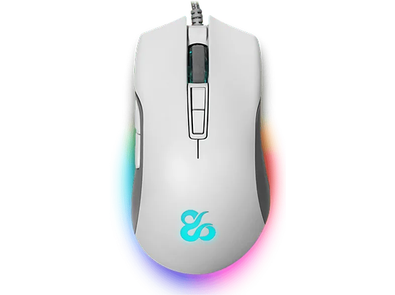 Ratón gaming - Newskill Eos Ivory, Por cable, 16000 ppp, Retroiluminación RGB, 250IPS, 50G, Blanco (imagen 1 de 3)