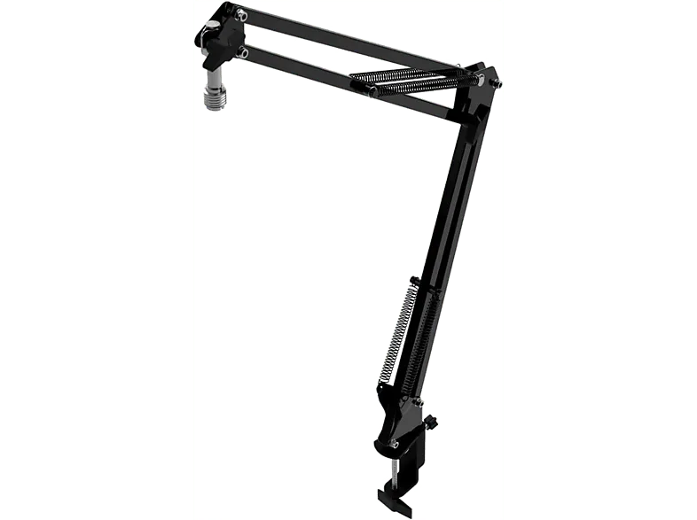 Soporte micrófono - NEWSKILL Mic Holder, Con brazo de soporte, Negro