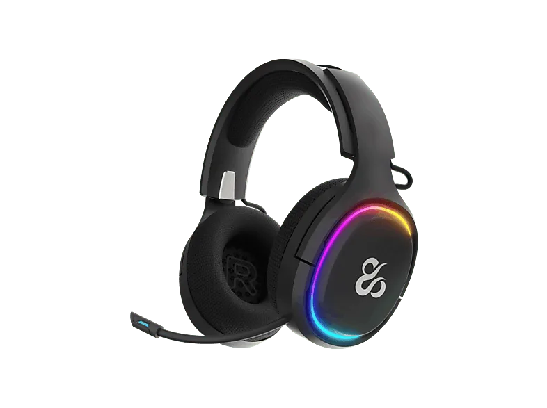 Auriculares gaming - Newskill Aton V2, Supraaurales, Bluetooth, Multiplataforma, 24h Autonomía, Negro (imagen 1 de 3)