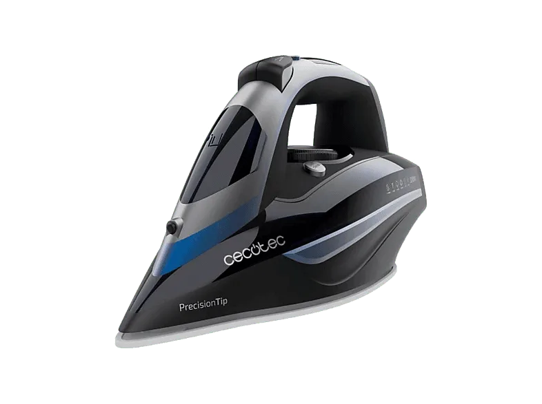 Plancha de vapor - Cecotec IronHero 3200 i-Pump, 285 g/min, horizontal con bomba, Negro