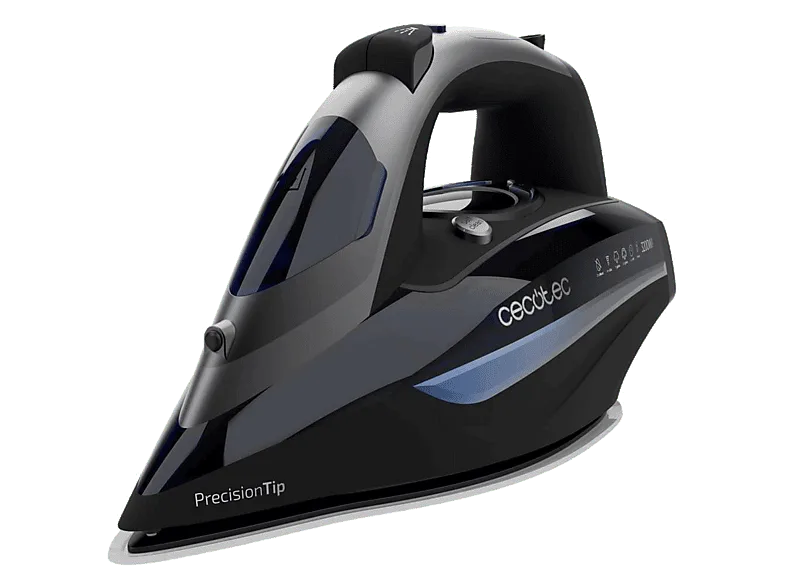 Plancha de vapor - Cecotec IronHero 3200 i-Pump Absolute, 285 g/min, horizontal con bomba, Negro