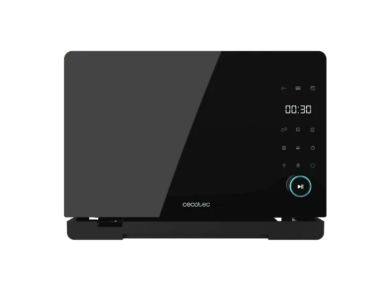 Horno de vapor - Cecotec Bake&Steam 4000 Combi Gyro Advance, 3 en 1, 40 L, 2400 W, Freidora aire, Convección, 8 funciones, Rustidor, Negro