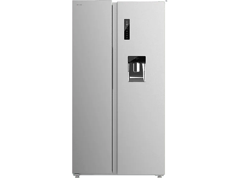 Frigorífico americano - Cecotec Bolero CoolMarket SBS 559 Inox E, Total No Frost, 177 cm, l, Inverter, Multi Air Flow, Dispensador de agua,