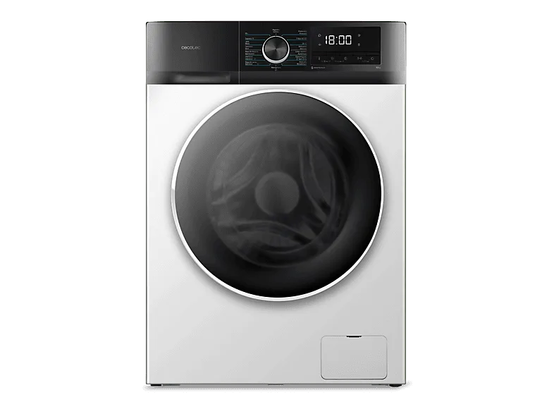 Lavadora carga frontal - Cecotec Bolero DressCode 10500 Inverter A, 10 kg, 1400 rpm, Motor Plus, Lavado con vapor, White (imagen 1 de 3)