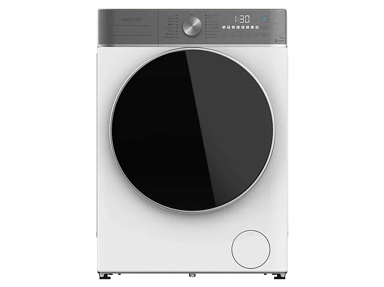 Lavadora carga frontal - Cecotec Bolero DressCode 10800 Inverter A, 10 kg, 1400 rpm, Motor Plus, Detector de carga, White