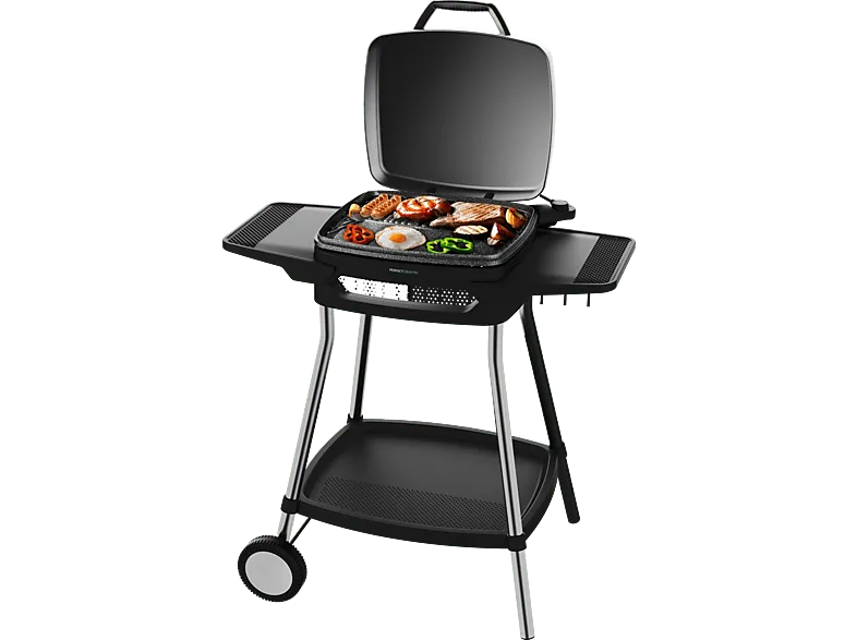 Barbacoa - Cecotec PerfectCountry 2000 EasyMove, Barbacoas eléctricas, W, Placa extraíble y apta para el lavavajillas