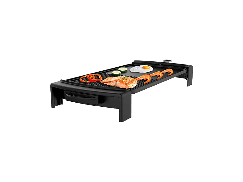 Plancha de asar - Cecotec Tasty&Grill 2500 Blackwater Mixgrill, Gran superficie, Grill y Plancha, 2500W, Apta para lavavajillas, Fácil limpieza, Negro