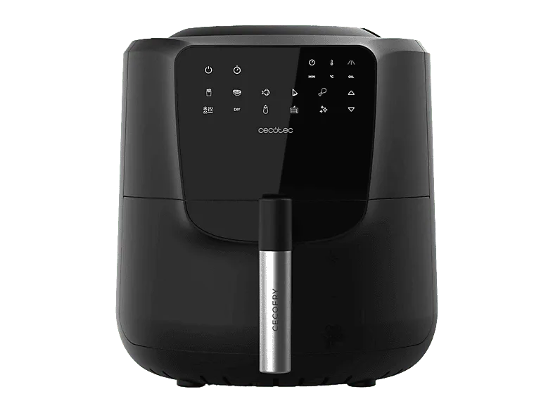 Freidora de aire - Cecotec Cecofry Rain Pack 03305, 1550 W, 5.5 l, Negro