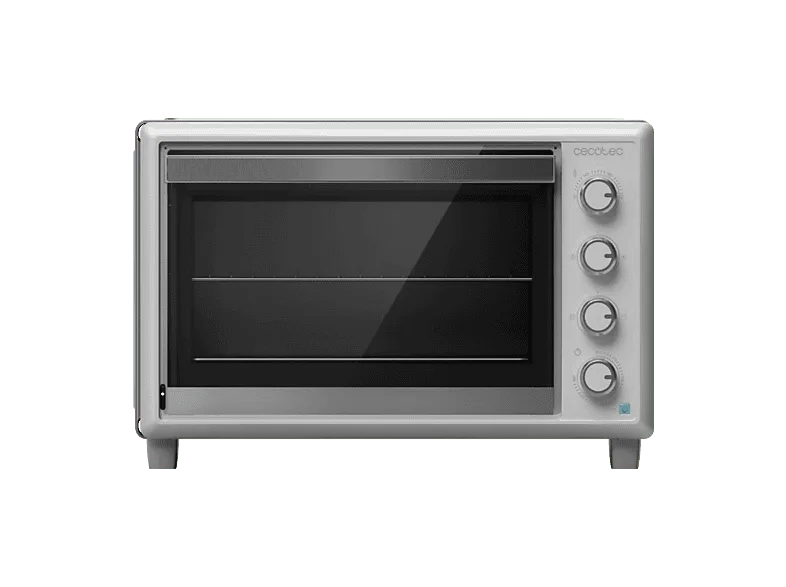 Horno de sobremesa - Cecotec Bake&Toast 6090 White Gyro, convección con rustidor giratorio, 60 litros, 2200 W, Blanco