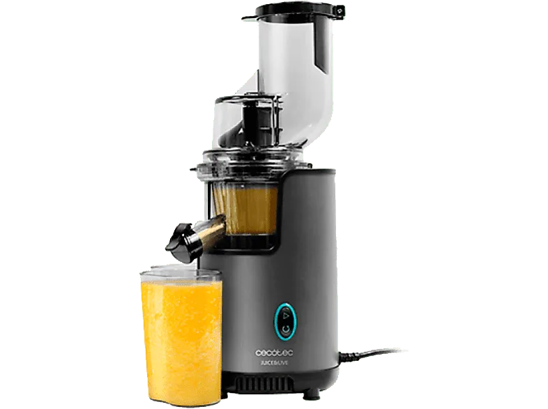 Licuadora - Cecotec Juice&Live 2500 EasyClean, 200 W, 70 rpm, Filtro Negro