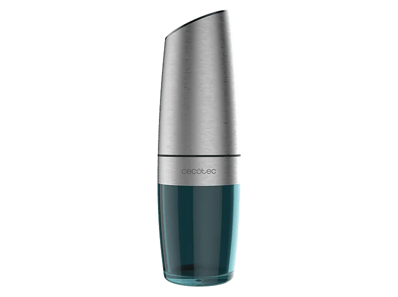 Molinillo de especias - Cecotec InstantMill Gravity Duo, Acero inoxidable, Amoladora cerámica, Molienda ajustable, Luz LED, 2 unidades, Multicolor