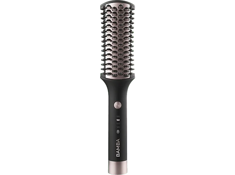 Moldeador - Cecotec Bamba InstantCare 1200 Look Brush, Alisador, Tecnología iónica, 4 Niveles, Gris Metalizado