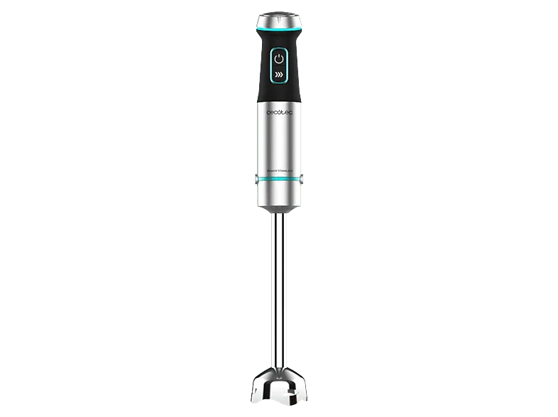 Batidora de mano - Cecotec Power Titan 1200 XL Cream, 1300 W, Velocidad Totalmente variable, Plata