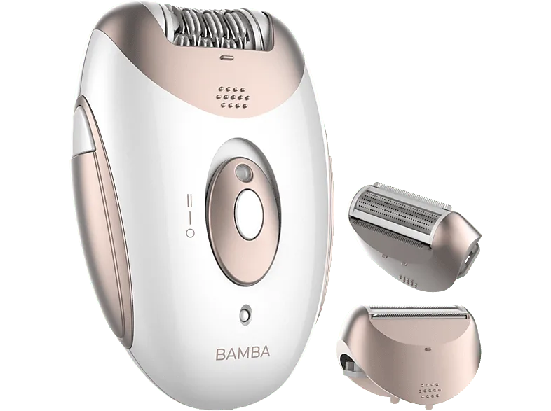 Depiladora - Cecotec Bamba SkinCare Depil-Action, Tecnología NonStop con 18 pares de pinzas, 2 Velocidades, Waterproof, Blanco