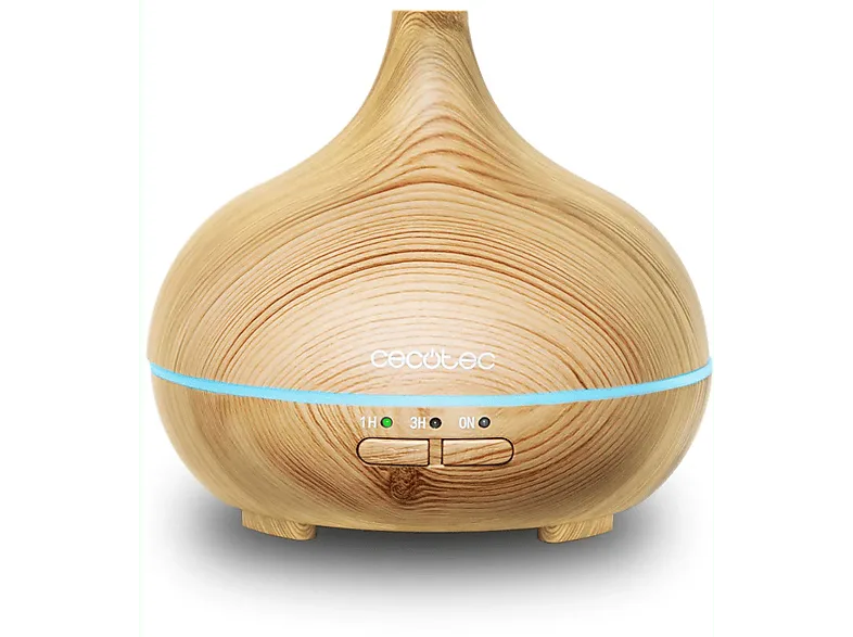 Humidificador - Cecotec Pure Aroma 150 Yang, ml, Evaporación en frío, Madera