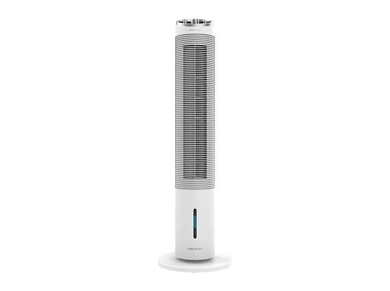 Climatizador evaporativo - Cecotec EnergySilence 2000 Cool Tower, 60 W, 3 velocidades, Depósito 2L, Caudal de aire 800m3/h, Oscilación 60º, Blanco