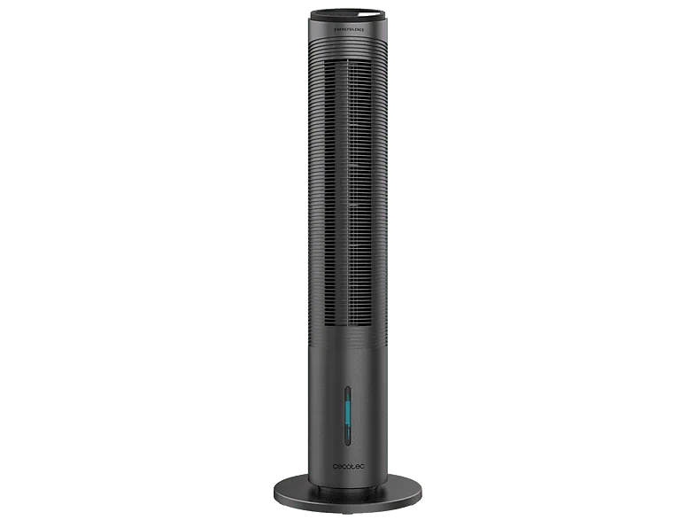 Climatizador evaporativo - Cecotec EnergySilence 2000 Cool Tower Smart, 60W, 2L, Mando a distancia, Pantalla LED, Temporizador, 3 modos, Negro
