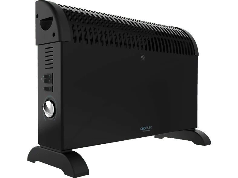 Convector - Cecotec Ready Warm 6500 Turbo Convection, 2000 W, Termostato regulable, Modo TurboFan, Negro