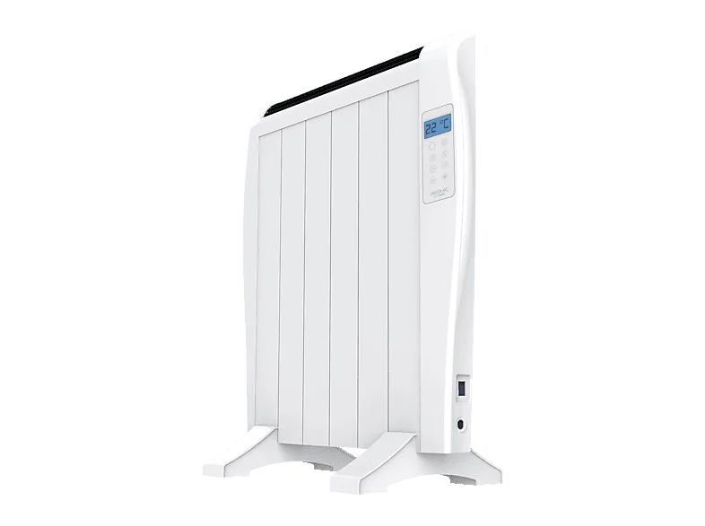Emisor térmico - Cecotec Ready Warm 1200 Thermal, 6 elementos, 900 W, Pantalla LCD, Mando, Blanco
