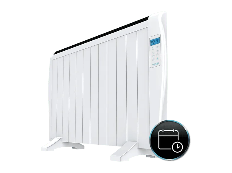 Emisor térmico - Cecotec Ready Warm 2500 Thermal, 1800 W, Pantalla LCD, Mando, Blanco