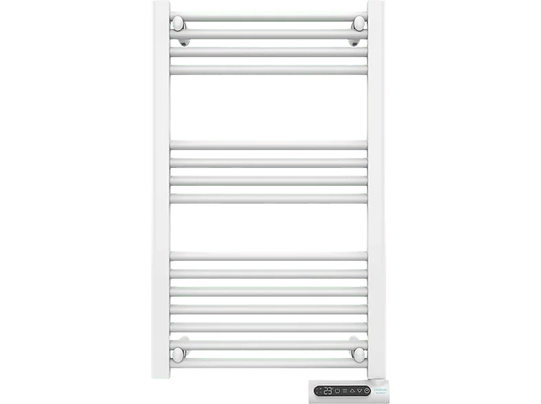 Toallero eléctrico - Cecotec ReadyWarm 9100 Smart Towel White, 500 W, 3 Modos, Pantalla LED, Táctil, Programable, Blanco