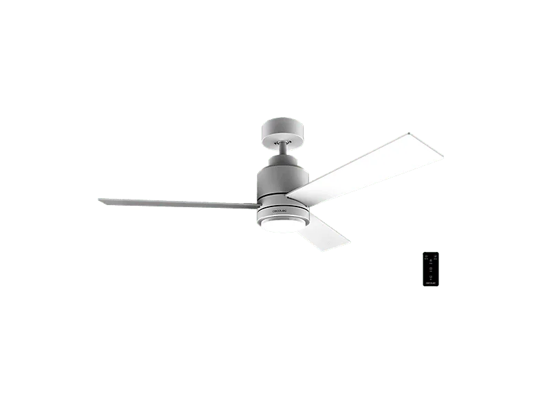 Ventilador de techo - Cecotec EnergySilence Aero 4850 Style White, Modo Brisa Natural, Motor DC, Mando a distancia, 6 velocidades, 3 modos, Blanco (imagen 1 de 3)