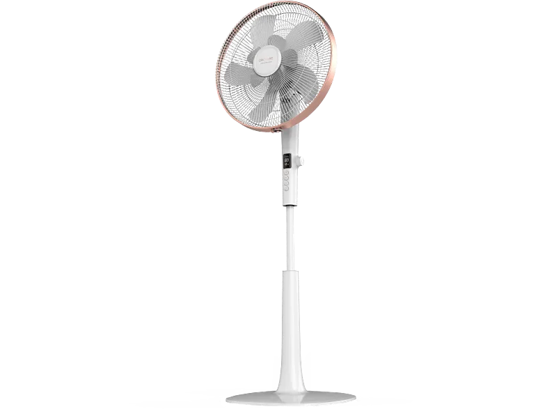 Ventilador de pie - Cecotec EnergySilence 1030 SmartExtreme, 28 W, 10 aspas, 3 velocidades, Modo Turbo, Blanco