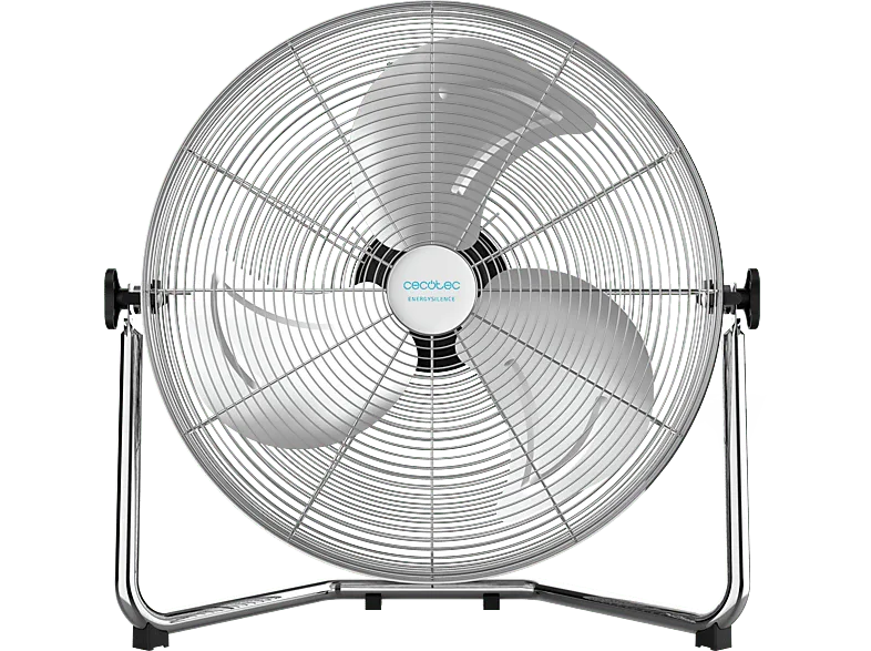 Ventilador industrial - Cecotec EnergySilence 5000 Pro, 120 W, Motor de Cobre, 3 Velocidades, Acabado cromado