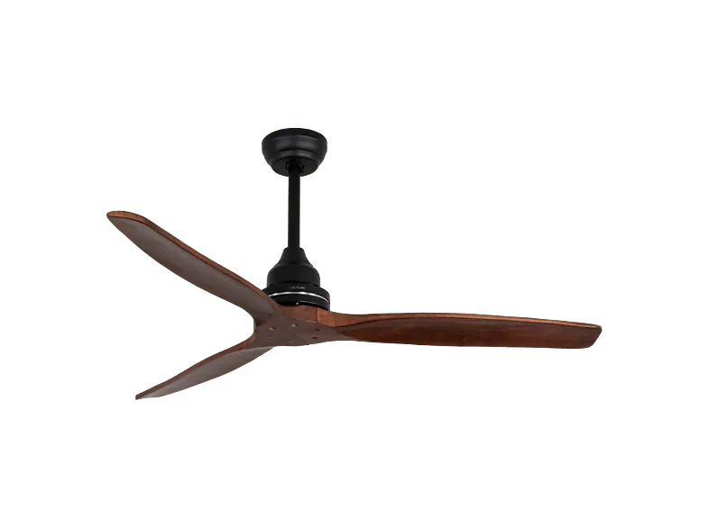 Ventilador de techo - Cecotec EnergySilence Aero 580, 70 W, 3 Aspas, Velocidades, Verano/Invierno, Marrón (imagen 1 de 3)