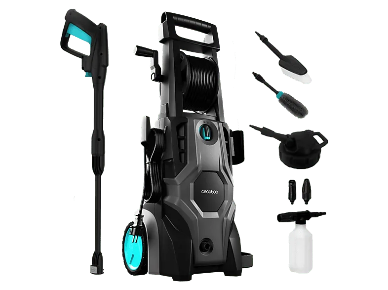 Hidrolimpiadora - Cecotec HydroBoost 2400 AdvanceClean, Fácil de transportar, Potencia 2400W, Bomba aluminio, Accesorio para suelos, Negro