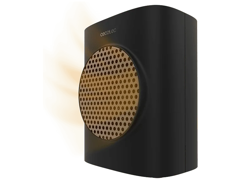 Calefactor cerámico - Cecotec ReadyWarm 1570 Max Ceramic Smart Black, 1500 W, Pantalla digital, 3 modos, Temporizador 9 h, Negro