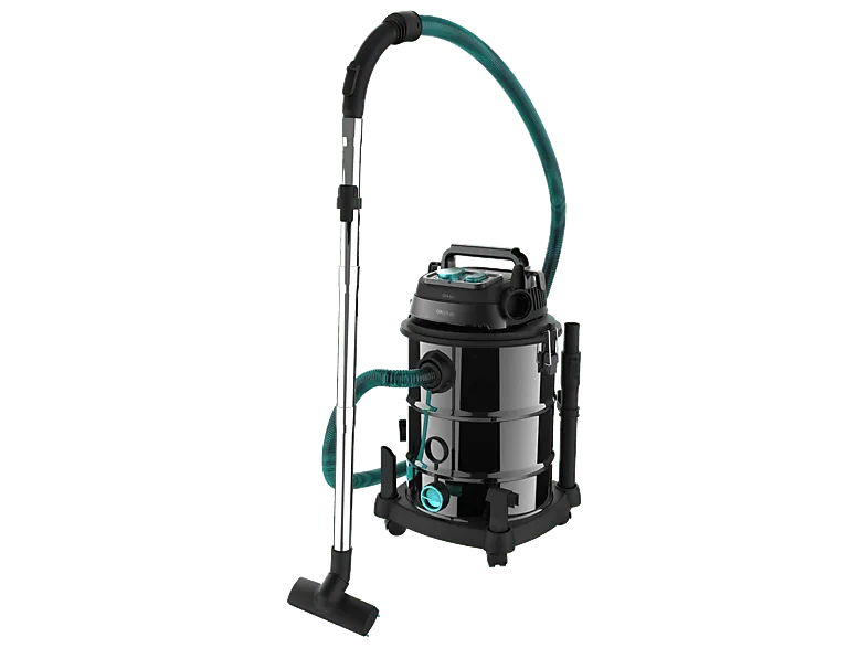 Aspirador sólidos y líquidos - Cecotec Conga Rockstar Wet & Dry Steel Pro Tool, 1600 W