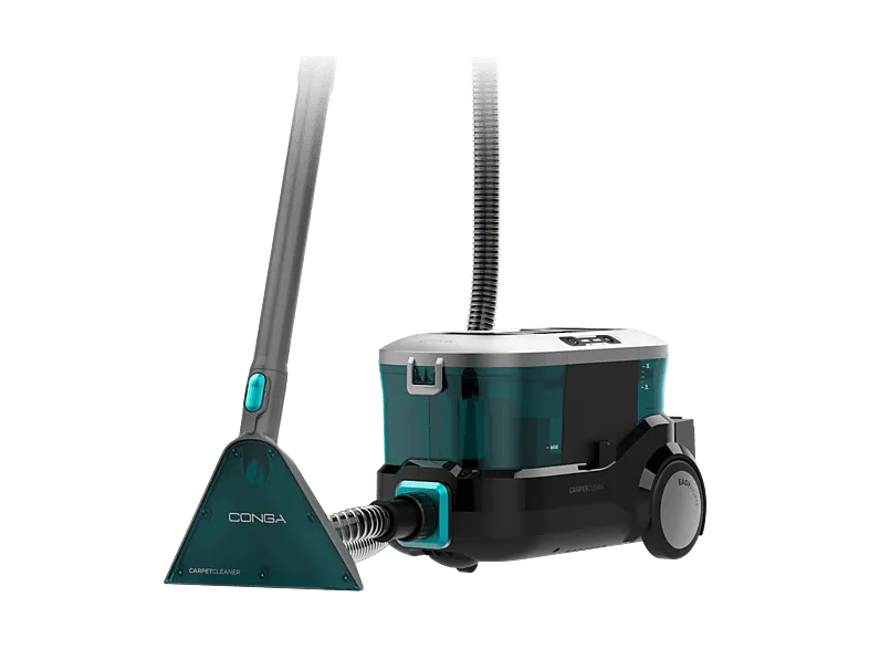Aspirador de tapicerías - Cecotec Conga CarpetClean 10000 EasyHome, 800W, Kit accesorios, Depósito 3L, Boquilla XXL, 16kPa, Radio acción 7m, Negro