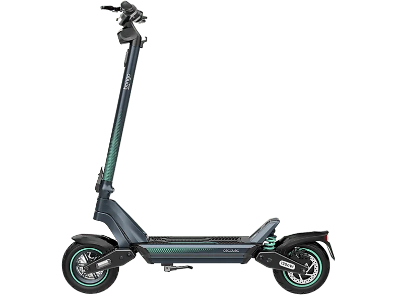 Patinete eléctrico - Cecotec Bongo Y65 Connected, Potencia máx.1200 W, Nominal 500 Carga máx. 120 kg, 12500 mAh, 25 km/h, Negro