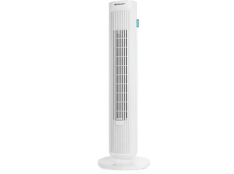 Ventilador de torre - Orbegozo TW 0755, 230 V, 3 Velocidades, Asa transporte, Silencioso, Blanco