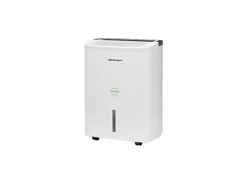 Deshumidificador - Orbegozo DHM 2010, 4.5L, 120m², Motor DC Inverter, Modo secarropa, Blanco