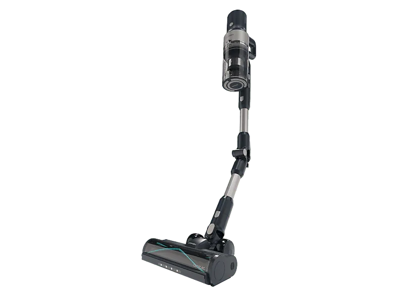 Aspirador escoba - Cecotec Conga Rockstar 5500 Hurricane Station Flex, 700 W, 90 min Autonomía, Inox/Azul