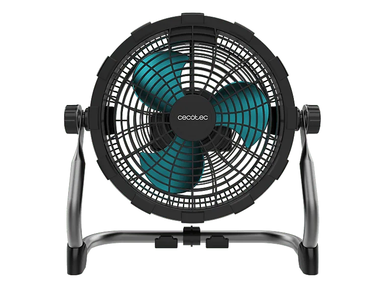 Ventilador de sobremesa - Cecotec ProIndustry Portable, 32 cm (12,5"), Batería 12000 mAh, 9 velocidades, Inclinación ajustable, Negro